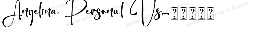 Angelina Personal Us字体转换